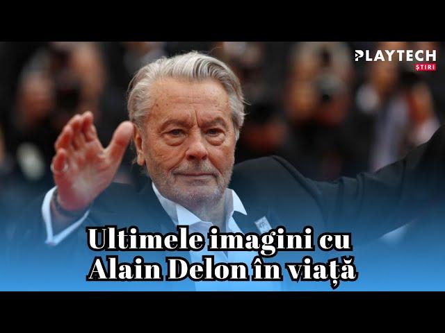 Ultimele imagini cu Alain Delon în viață. Detaliul care te va emoționa profund la regretatul actor