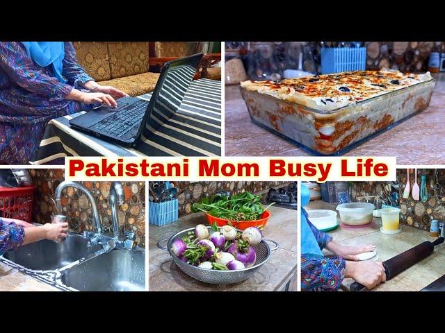 Pakistani Mom Busy Life | How I Manage 4 Children's , House & YouTube Channel | Palak Shalgam Recipe