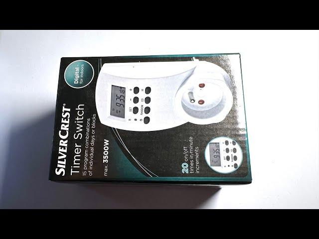 SilverCrest Timer Switch unboxing