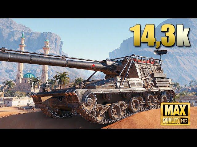 Ho-Ri 3: Insane +14k damage on "Sand River" - World of Tanks