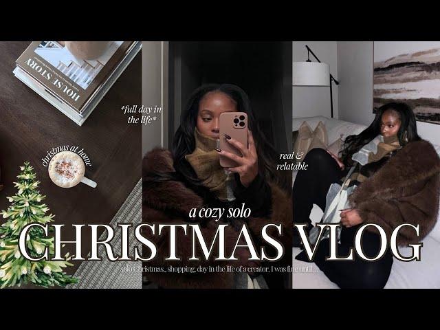 CHRISTMAS VLOG  my first time spending the holidays alone, how I’m doing + what I got for Christmas