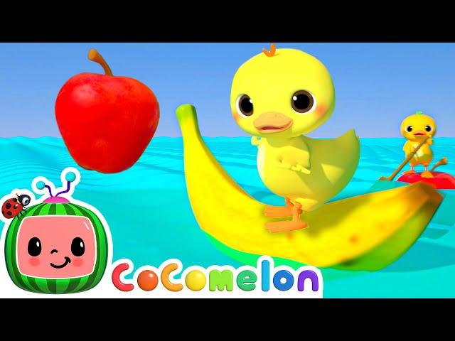 Apples and Bananas with Animal Friends! | Ducks For Children | Cocomelon Nursery Rhymes & Kids Songs