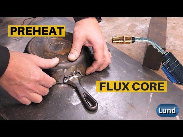 Cast Iron Welding Repair using Flux Core Wire