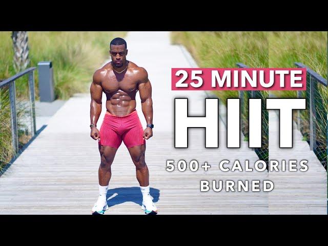 NO EQUIPMENT FULL BODY HIIT (25 MINUTES | BURN UP TO 500 CALORIES)