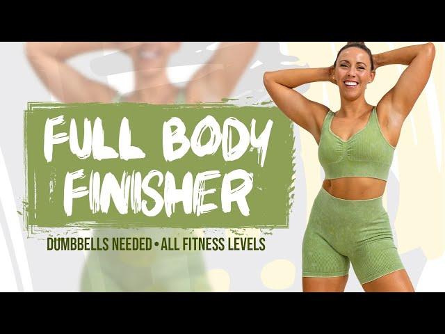 30 Minute Full Body All-Levels Dumbbell Workout | Stronger - Day 15