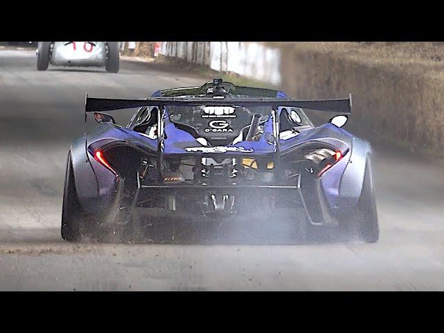 Mad Mike's MadMac 3-Rotor 20B swapped McLaren P1 INSANE Sound | StartUp, Revs, Drifts @ Goodwood FoS