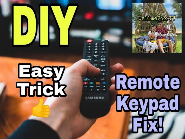 HOW TO FIX REPAIR TV REMOTE CONTROL/ BUTTONS NOT WORKING