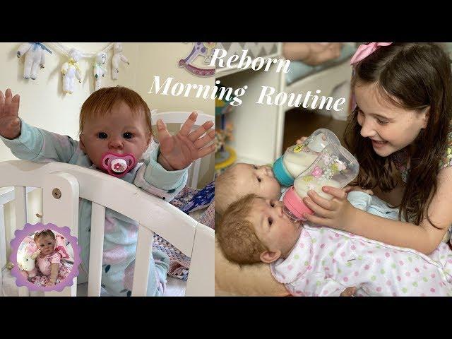 Reborn Morning Routine with a Toddler and Newborn Twins