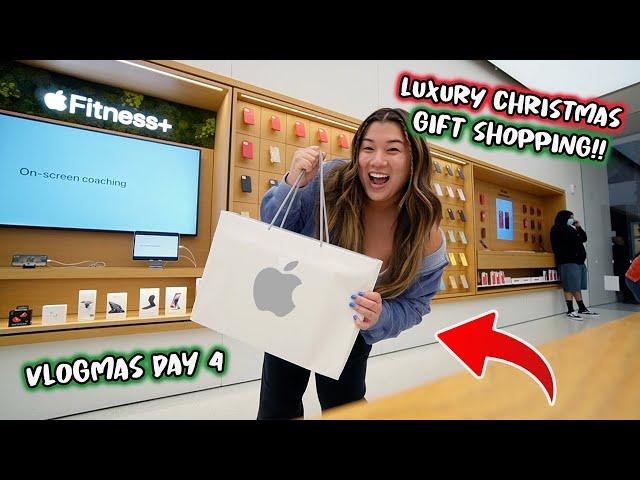 LUXURY CHRISTMAS GIFT SHOPPING!! Vlogmas Day 4