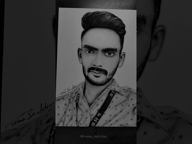 Day-21 Pencil sketch of@abjantabolegi #shorts #youtubeshorts #reena_sketcher