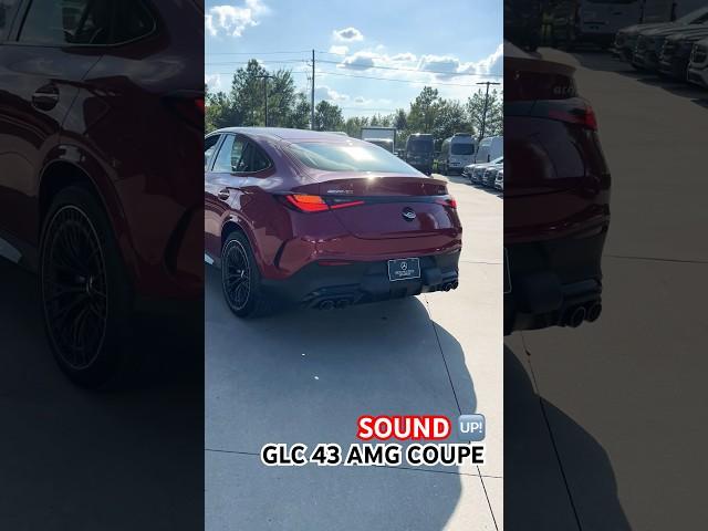 SOUND  New Mercedes GLC 43 AMG COUPE #shorts #youtubeshorts #amg #glc43 #mercedes #viral #coupe