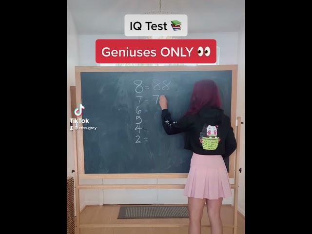 Only Geniuses Are Able To Solve This IQ Test