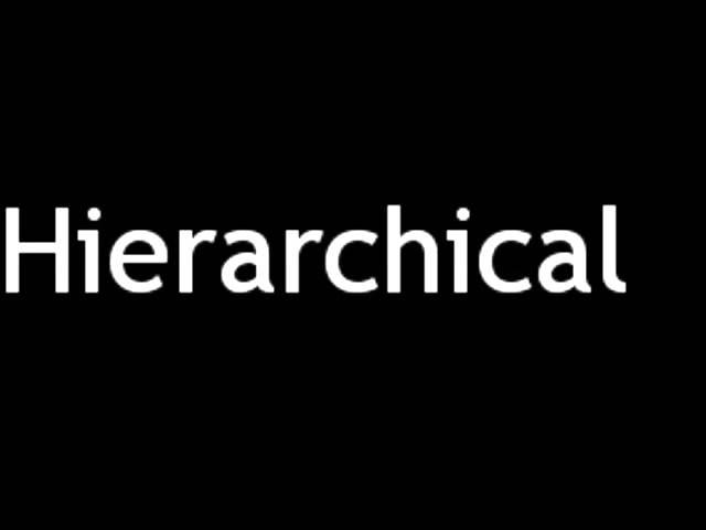 How to Pronounce Hierarchical