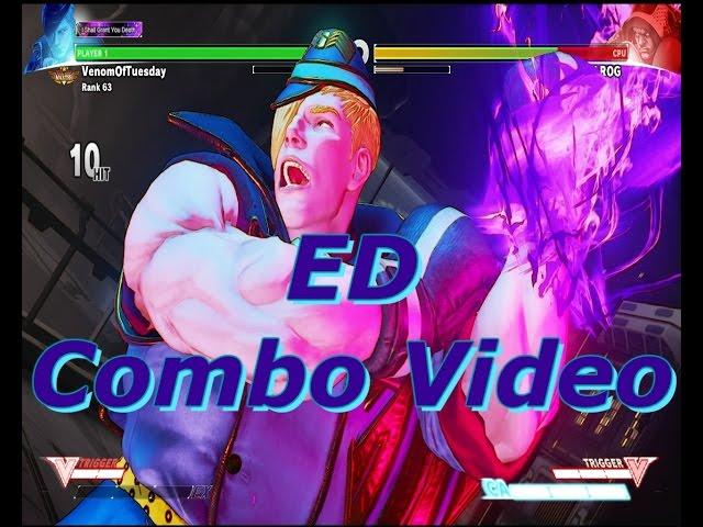 Street Fighter V: Ed Combo Video