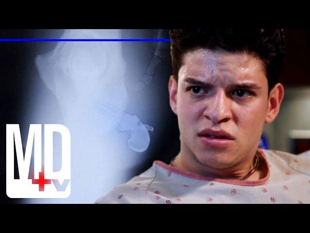 Gun Hidden Up Patient's Rear GOES OFF | Chicago Med | MD TV