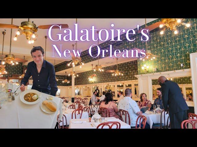 Eating at Galatoire's. An Iconic and Historic New Orleans Creole Restaurant