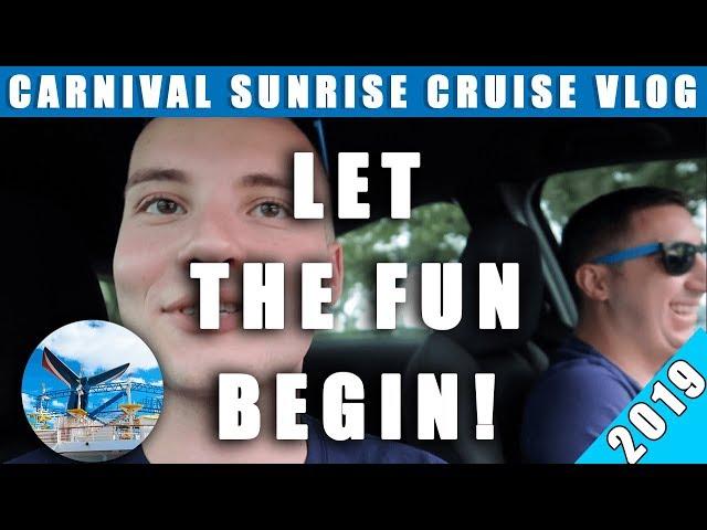 LET THE FUN BEGIN IN MIAMI! | Carnival Sunrise Cruise Vlogs 2019! | Ep  01