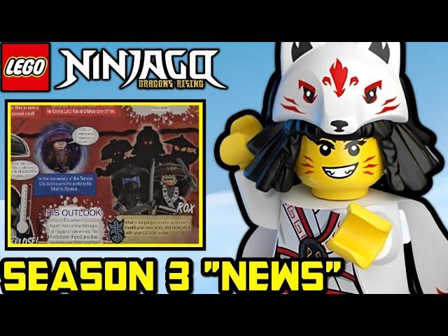 The Forbidden Five NEVER-REALM "News"... ️ Ninjago Dragons Rising Season 3 Update & PSA!