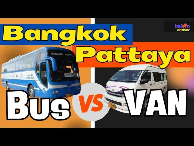 BANGKOK - PATTAYA: Which BUS is BEST?  Tested 2024