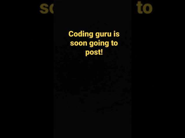 Coding Guru