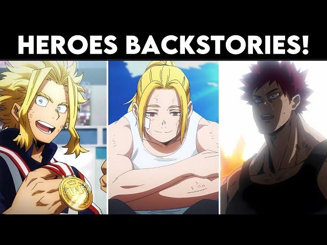 EVERY Hero Backstory in My Hero Academia Explained!