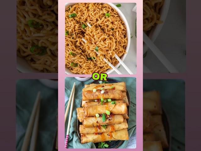 This or that? Food edition pt.2  #youtubeshorts #viral #shorts #food #thisorthat #aesthetic