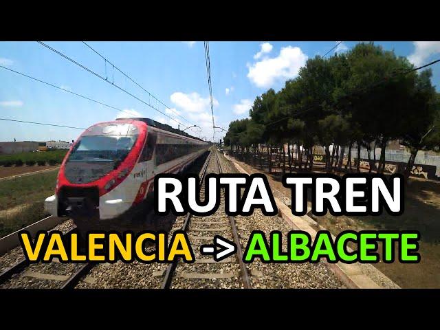 RUTA TREN VALENCIA ALBACETE