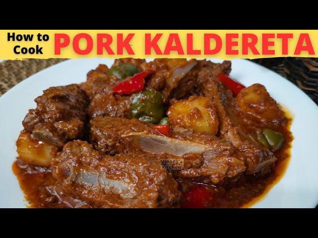 PORK RIBS CALDERETA | Kalderetang BaBoy | Pork KALDERETA | PORK Caldereta Recipe