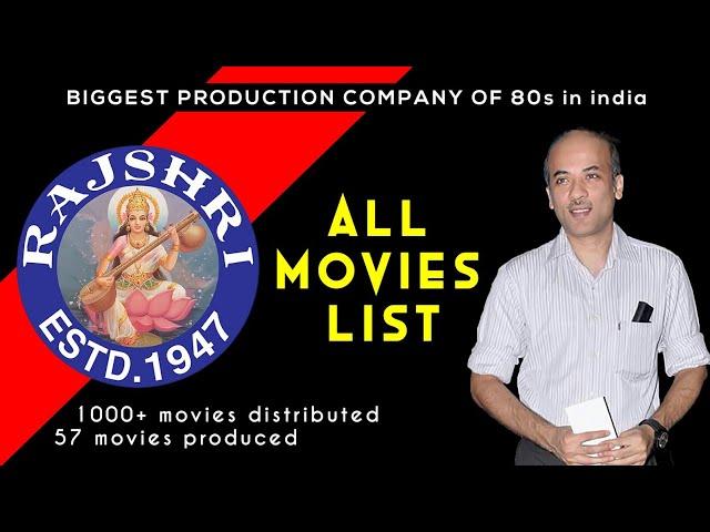 Rajshri Productions All movies list