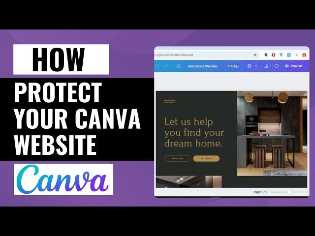 How To Add Password Protection To Your Canva Website | Easy Guide