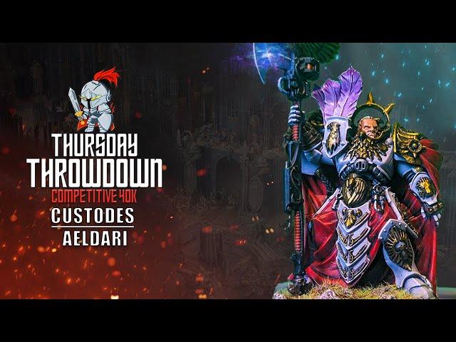 Custodes vs Aeldari - Warhammer 40k Battle Report | Thursday Throwdown