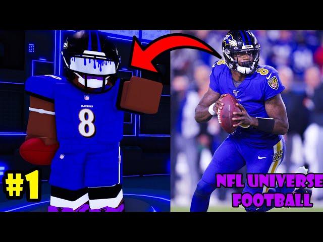 I Became Lamar Jackson On Roblox NFL Universe Football And It Went...