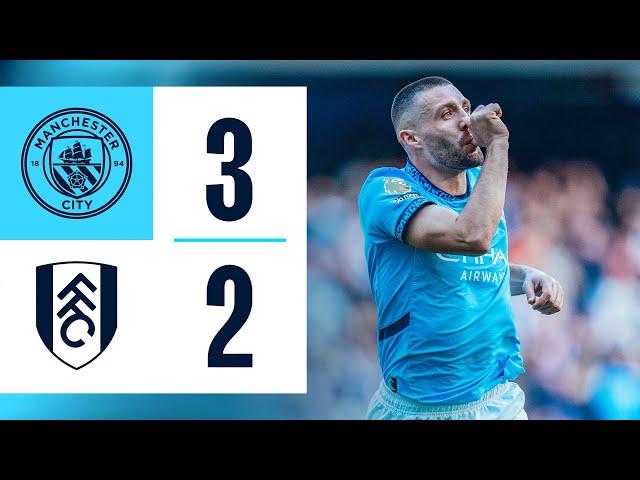 HIGHLIGHTS! Man City 3-2 Fulham | ️Kovacic (2) and Doku (screamer!) Goals | Premier League