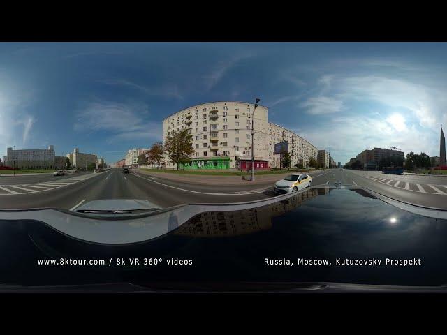 Kutuzovsky Avenue, Moscow 8K 360° Virtual Tour