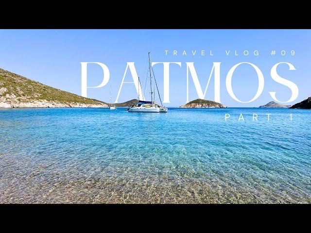 Patmos Greece Travel Vlog 2024 Part 1 | Explore Greece 4K, Greek Islands, Beaches, Greek Food, Chora