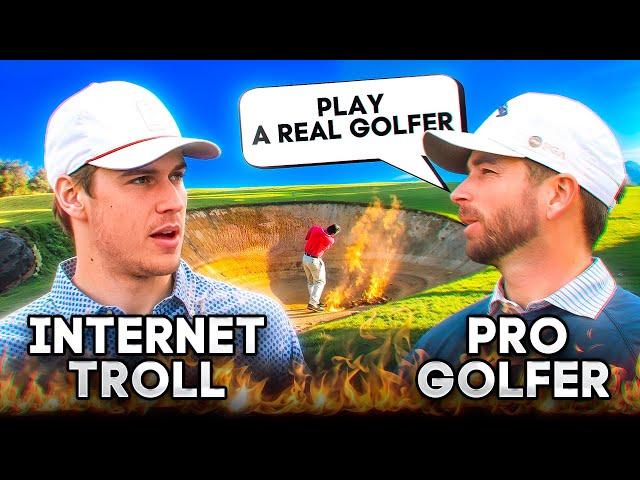 this pro golfer called me out! (stroke 4 stroke ep1)