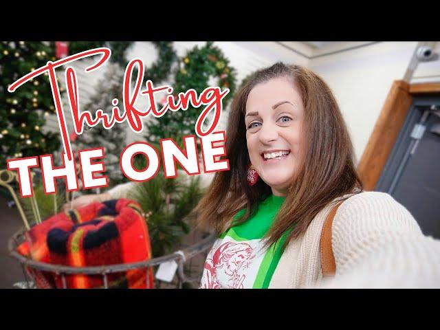 Christmas Thrift With Me For Home Decor 2024 | Finally thrifting THE ONE!