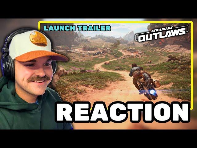 STAR WARS OUTLAWS LAUNCH TRAILER REACTION!