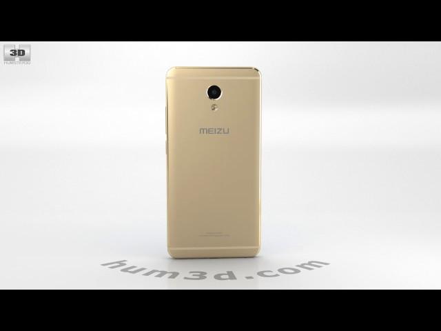 Meizu M5 Note Gold 3D model by 3DModels.org