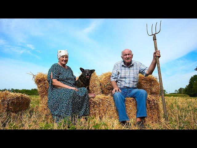 happy life of a married couple in a Ukrainian village