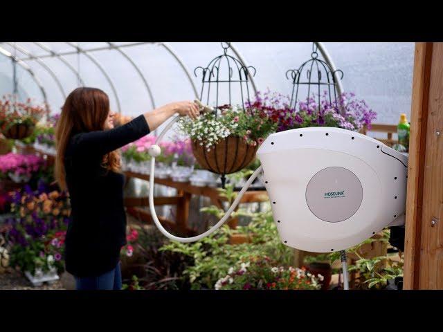 Hoselink Retractable Hose Reel  // Garden Answer