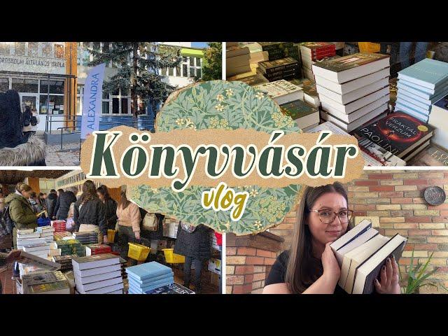 Alexandra Könyvvásár + Book Haul // vlog