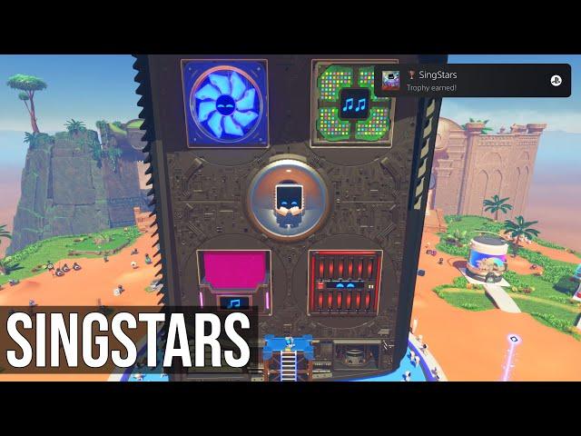 Astro Bot - SingStars Trophy (Witnessed All Ship Parts Singing Together In Crash Site)