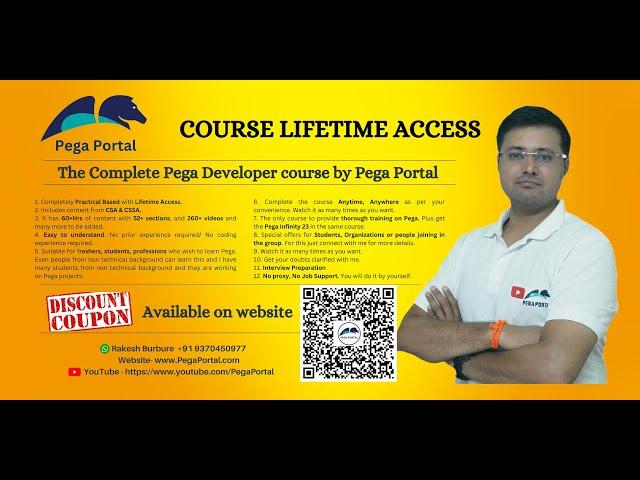 Pega Portal - The Complete Pega Developer Course - Pega Training