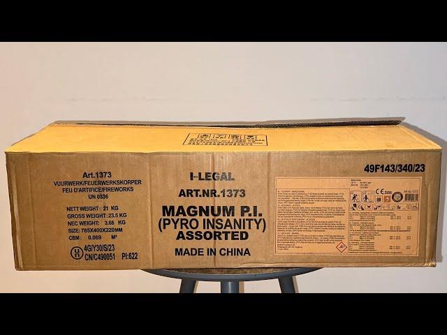 Magnum P.I. (Pyro Insanity) : Magnum Vuurwerk : 288 Shots : 3657 Gram : 25mm [Long Distance]