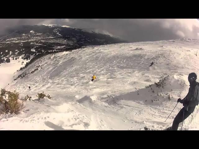 Breckenridge - Skiing Whales Tail to Peak 7 Bowl