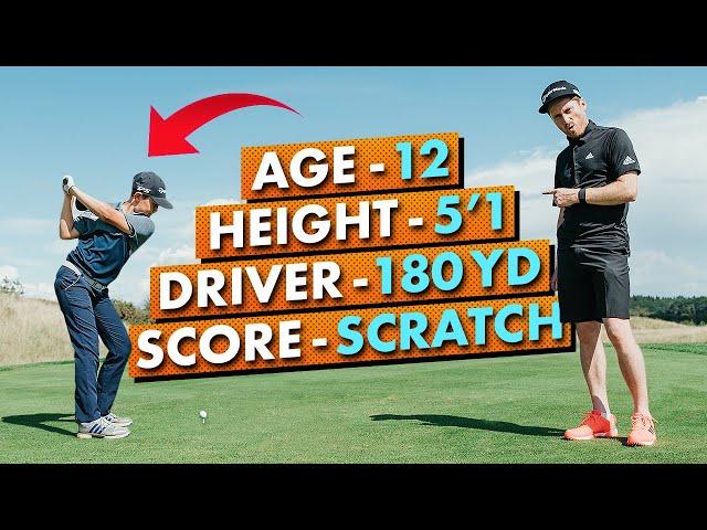 MINI MCILROY vs SEB ON GOLF - REVENGE SCRATCH MATCH!