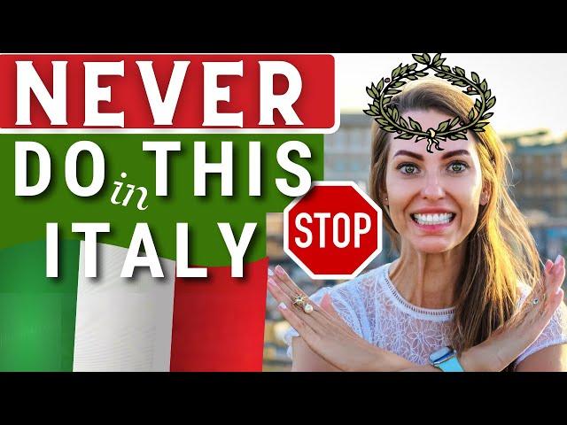 HOW TO BEHAVE IN ITALY: 10 Things you should NEVER DO when you go to Italy. Italian Etiquette