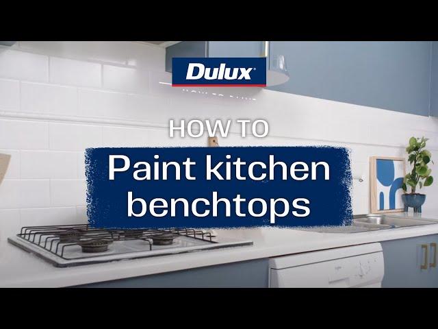 How to paint kitchen benchtops | Dulux Renovation Range