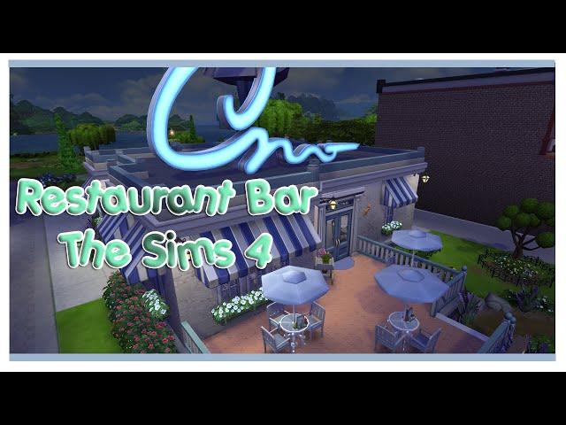 The Sims 4 - Speed Build [Restaurant Bar] for Get to Work